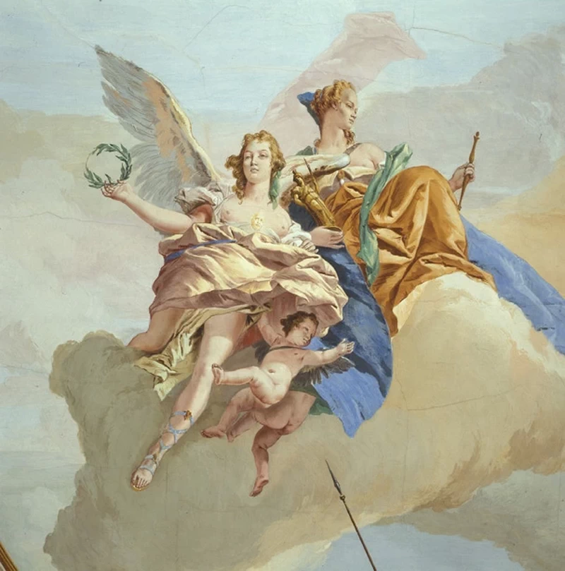 Allegoria della nobiltà - Buttrio, Udine, dettaglio
